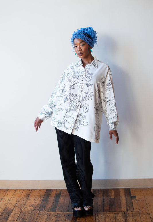 1990s Bug Print Shirt | Todd Oldham