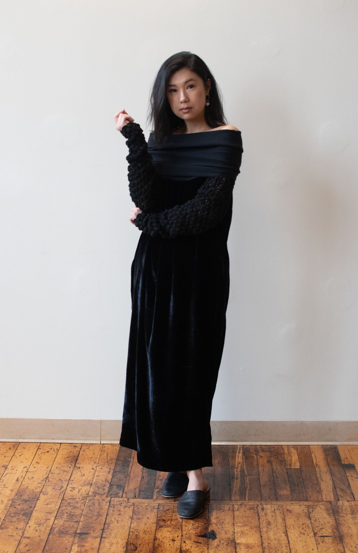 Black Velvet Dress | Jean Paul Gaultier