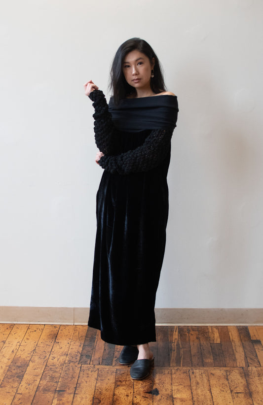 Black Velvet Dress | Jean Paul Gaultier