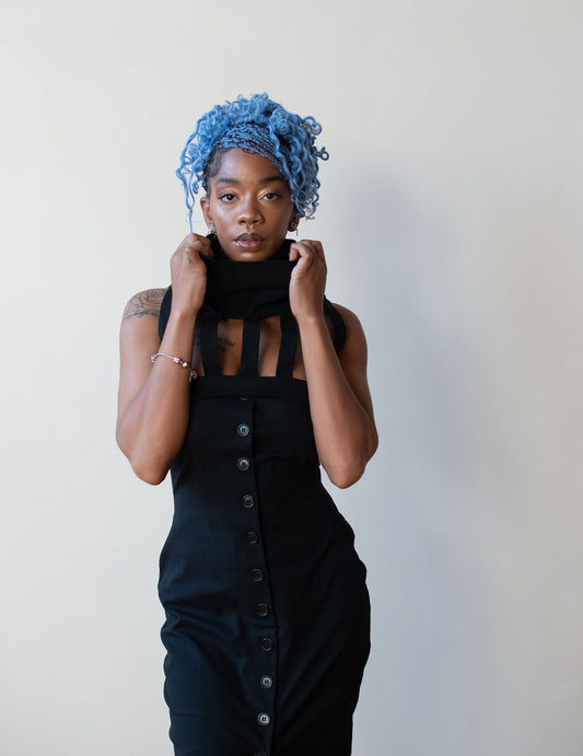 Black Cage Dress | Romeo Gigli 1993