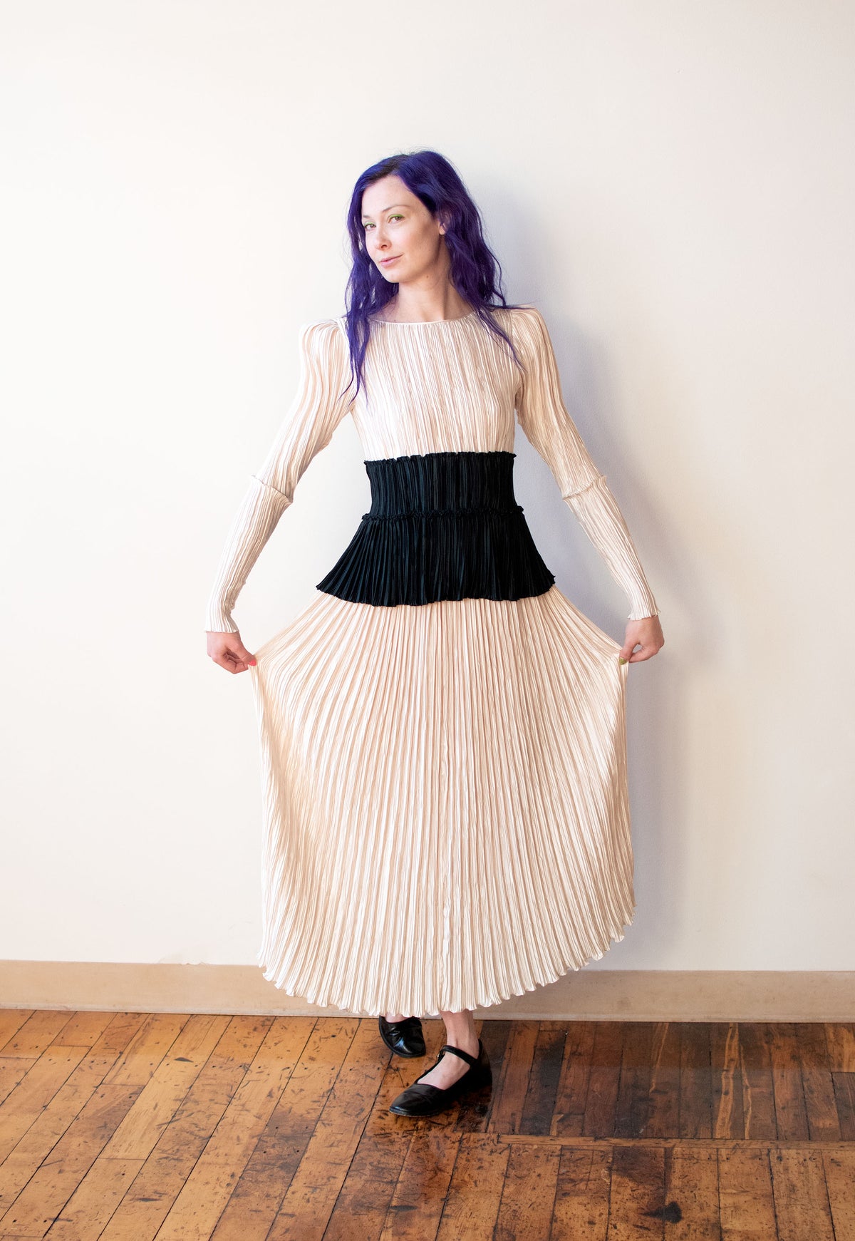 1980s Plisse Set | Mary Mcfadden