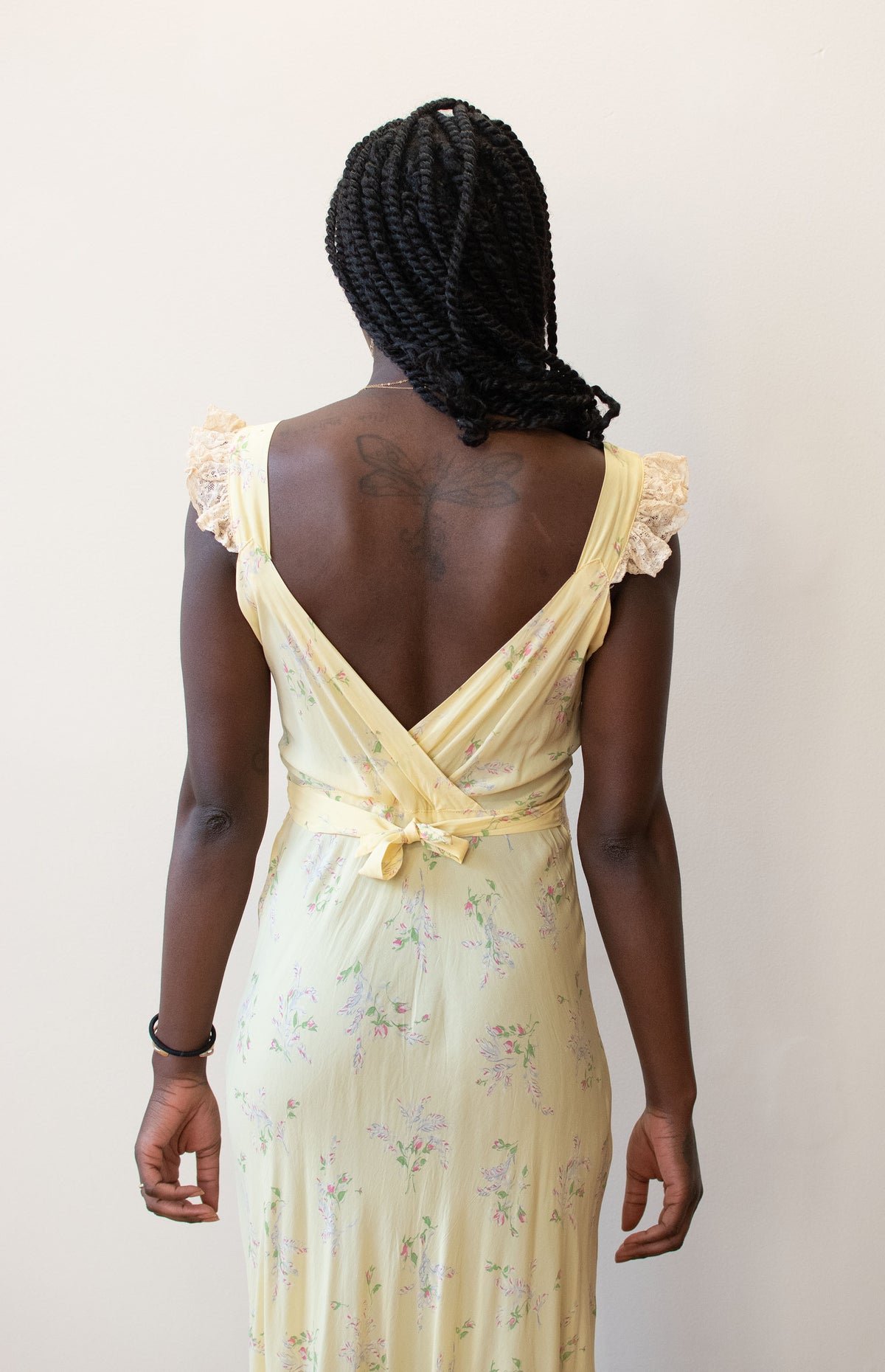 1940s Floral Nightgown