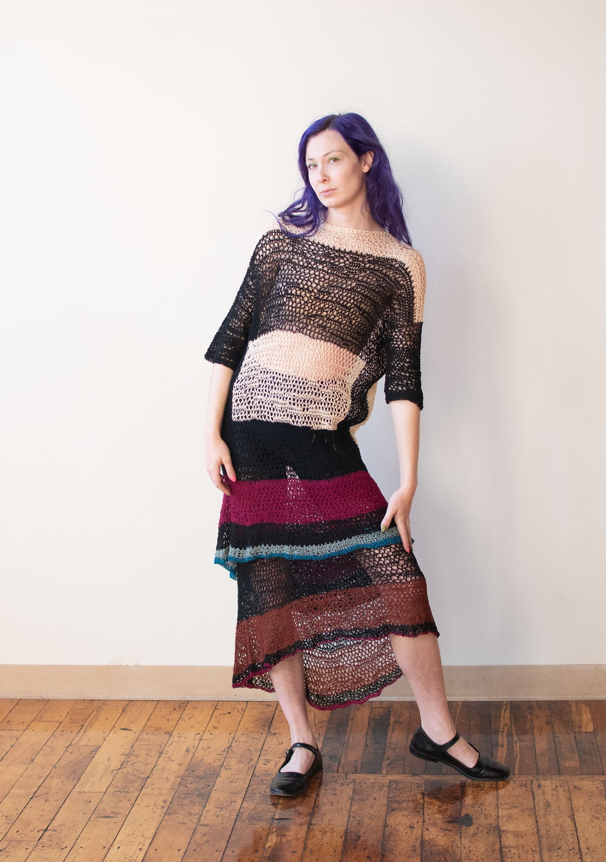 1980s Crochet Dress