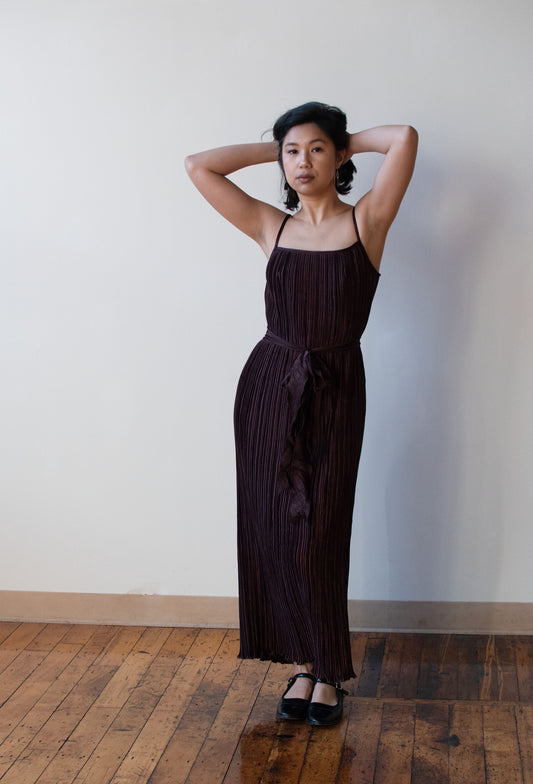 1980s Plisse Dress | Jeanne Marc