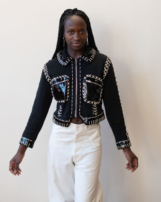 1990s Whipstitch Sweater | Michael Simon