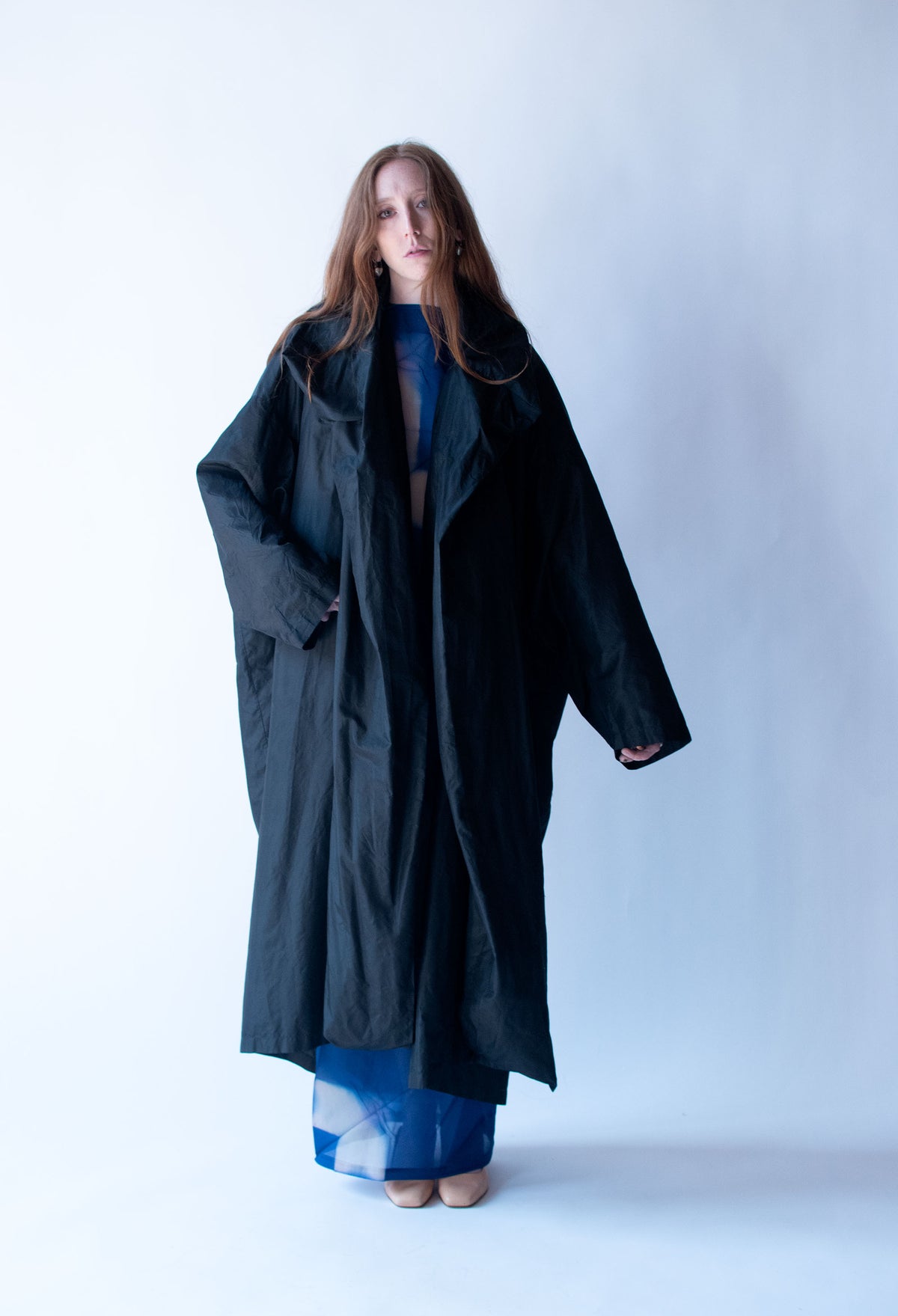 Taffeta Opera Coat | Han Feng