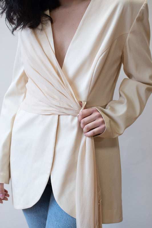 1980s Cream Blazer