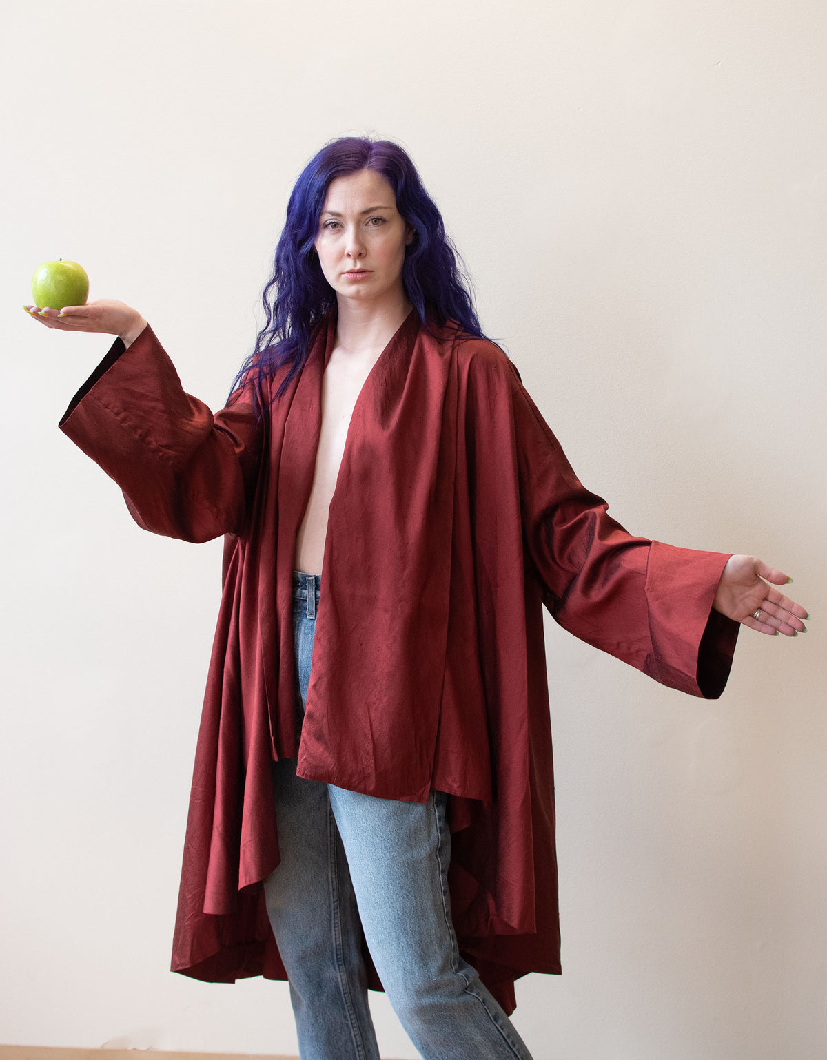 Romeo Gigli Silk Evening Coat | A Virtual Affair