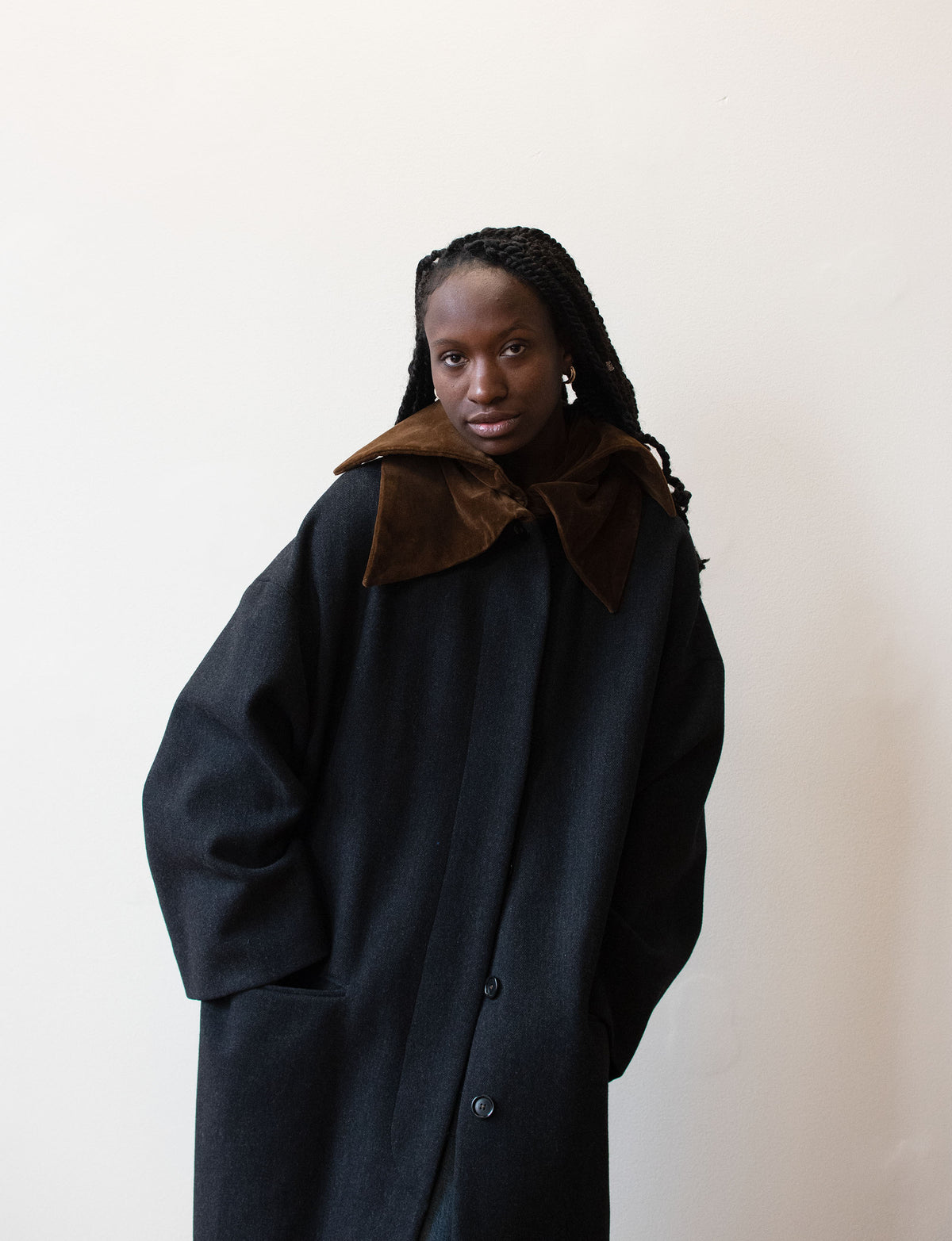 Romeo Gigli Petal Collar Coat | A Virtual Affair