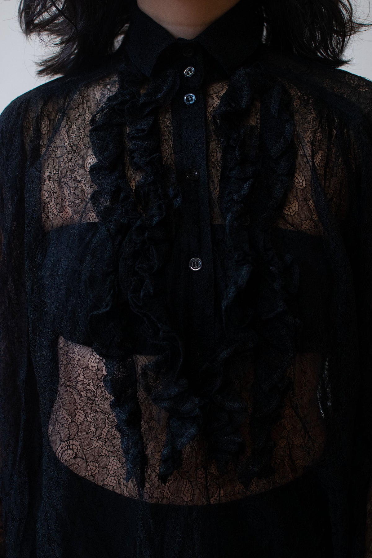 1980s Lace Blouse | Chantal Thomass