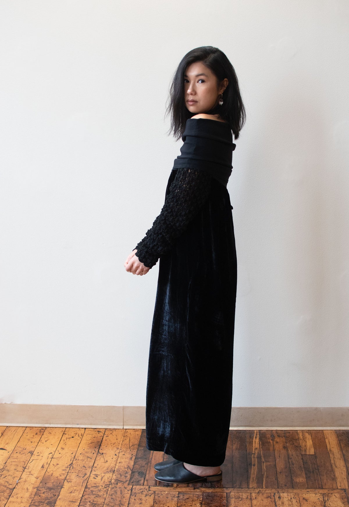 Black Velvet Dress | Jean Paul Gaultier