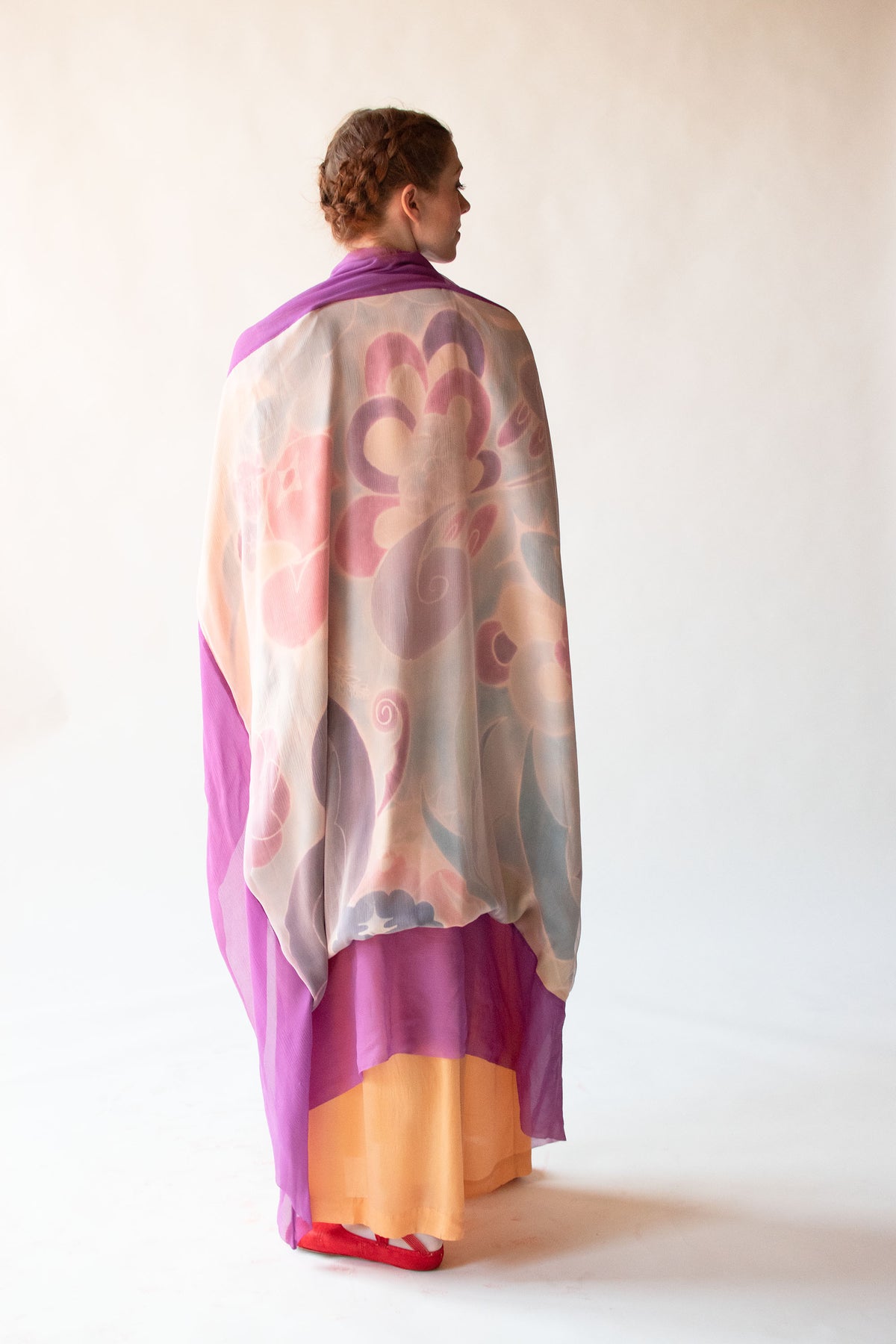 1920s Chiffon Cape