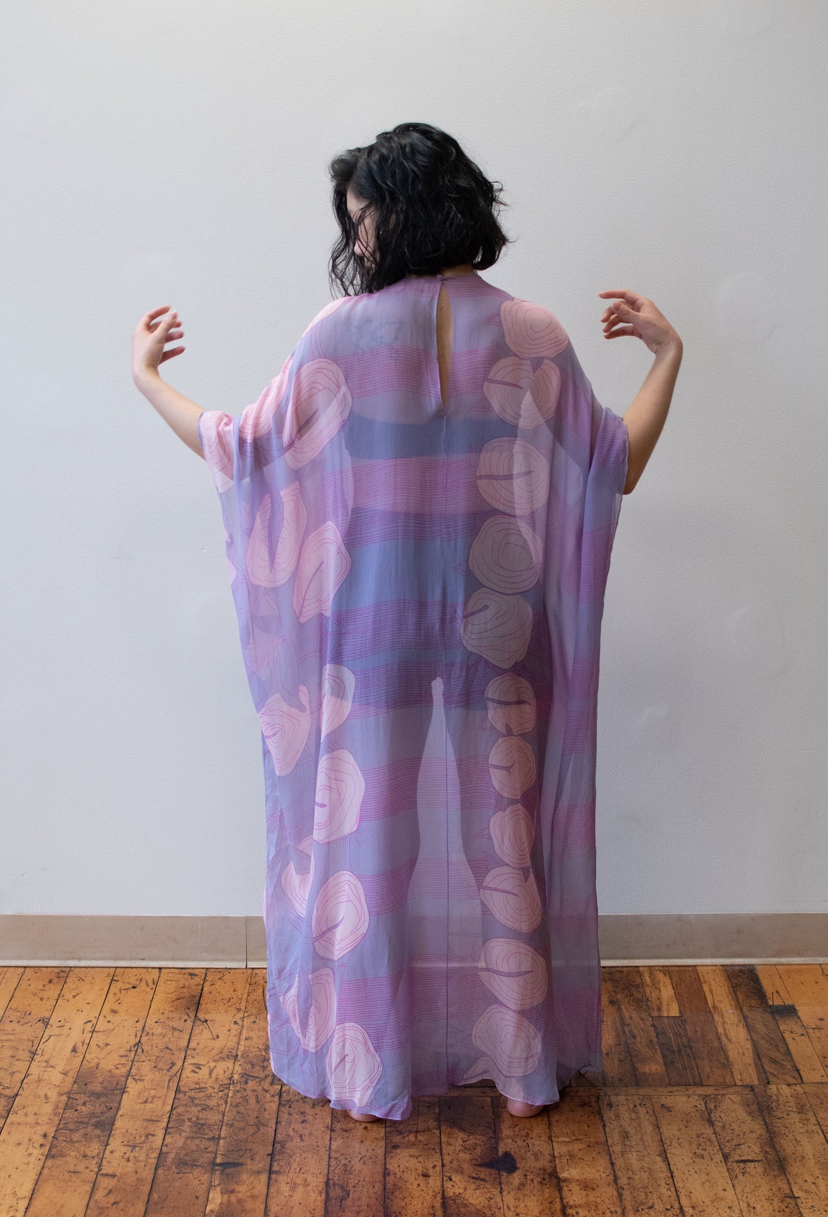 1970s Chiffon Caftan