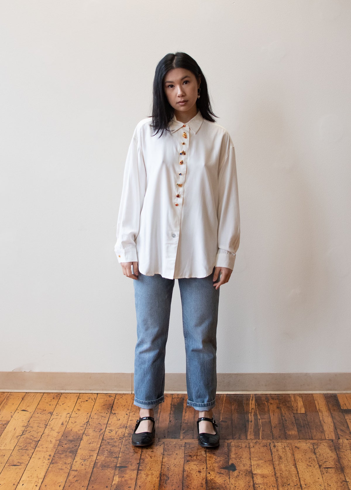 1990s Art Buttons Shirt | Todd Oldham
