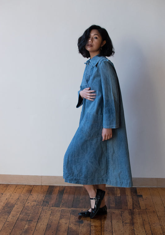 1990s Denim Dress
