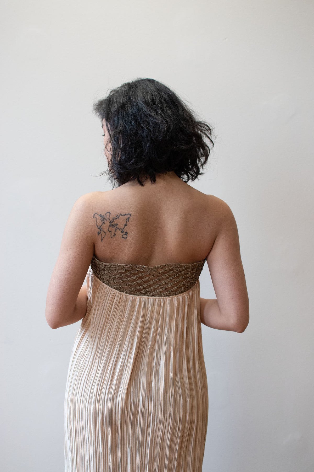 1980s Plisse Dress | Mary Mcfadden