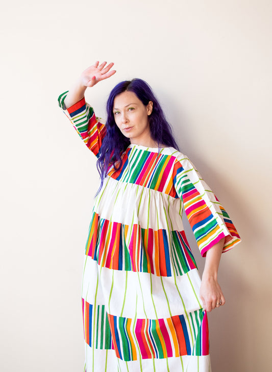 Liidokki Kirjo Print Dress | Marimekko 1973