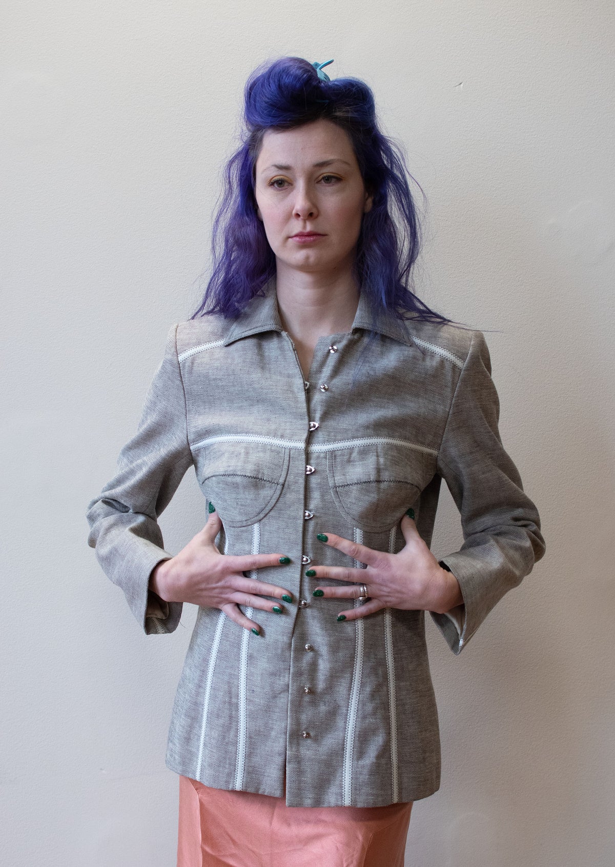 Gray Blazer | Christian Dior