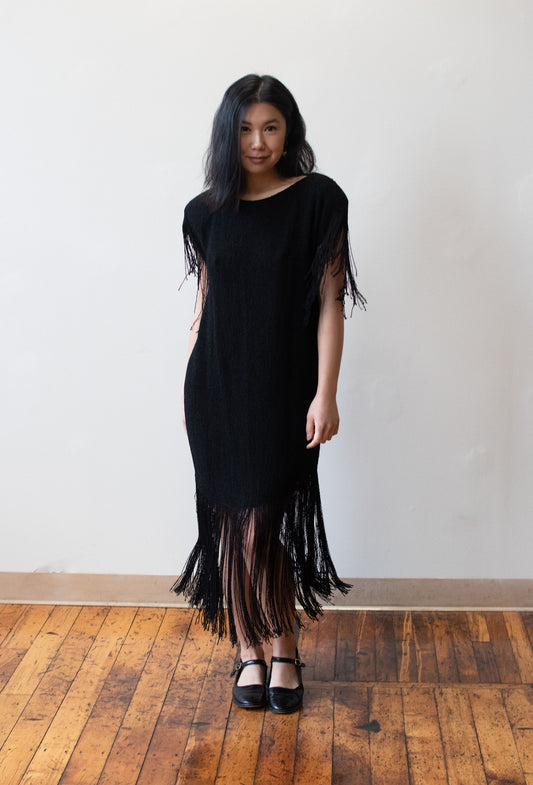 1980s Handwoven Dress