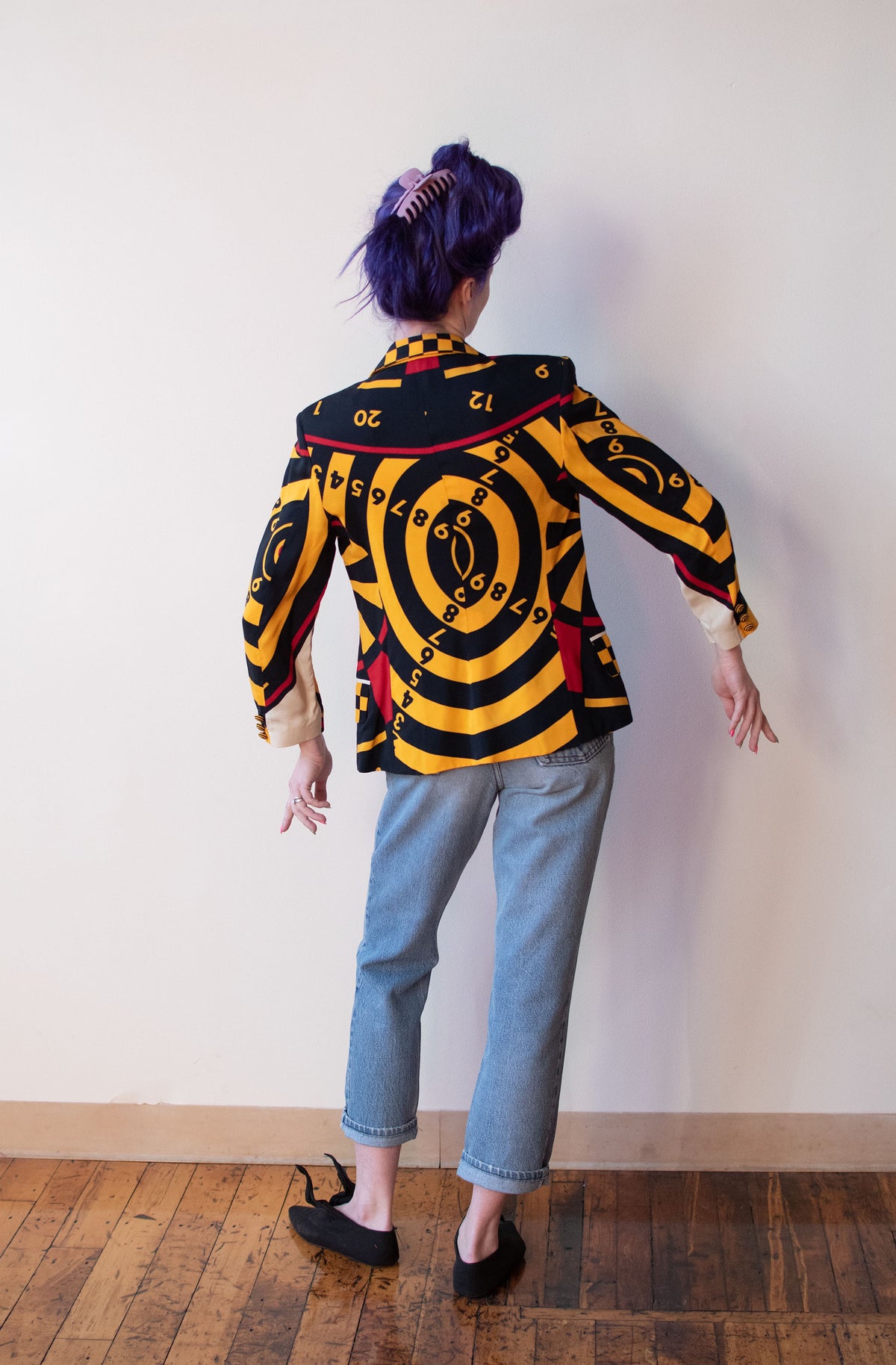 1990s Dart Board Blazer | Moschino Cheap & Chic
