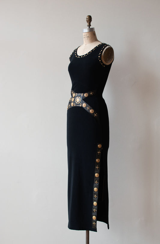 1990s Studded Dress