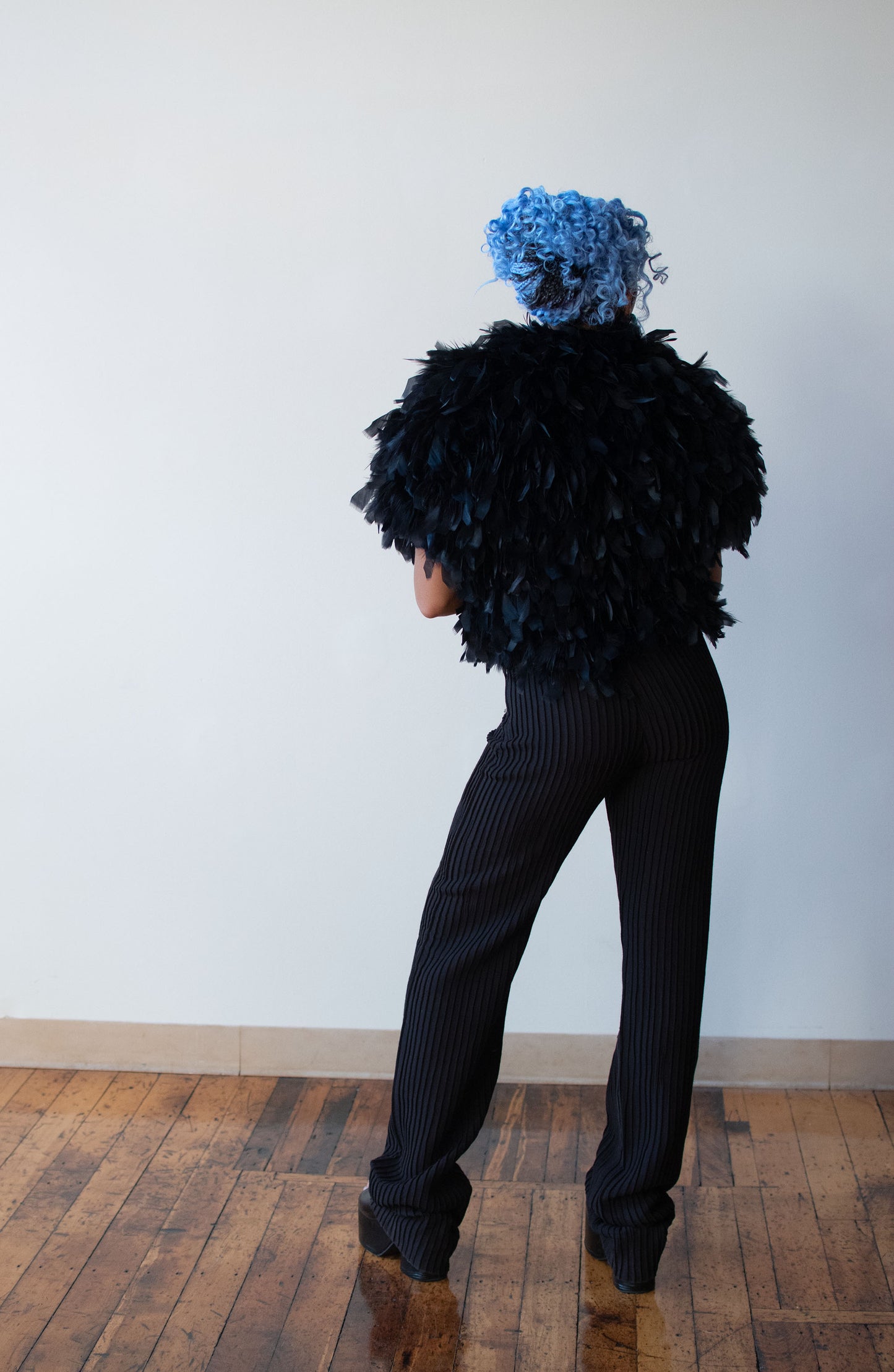 Black Feather Jacket
