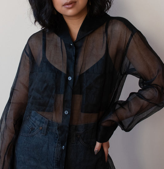 1990s Organdy Shirt | Romeo Gigli