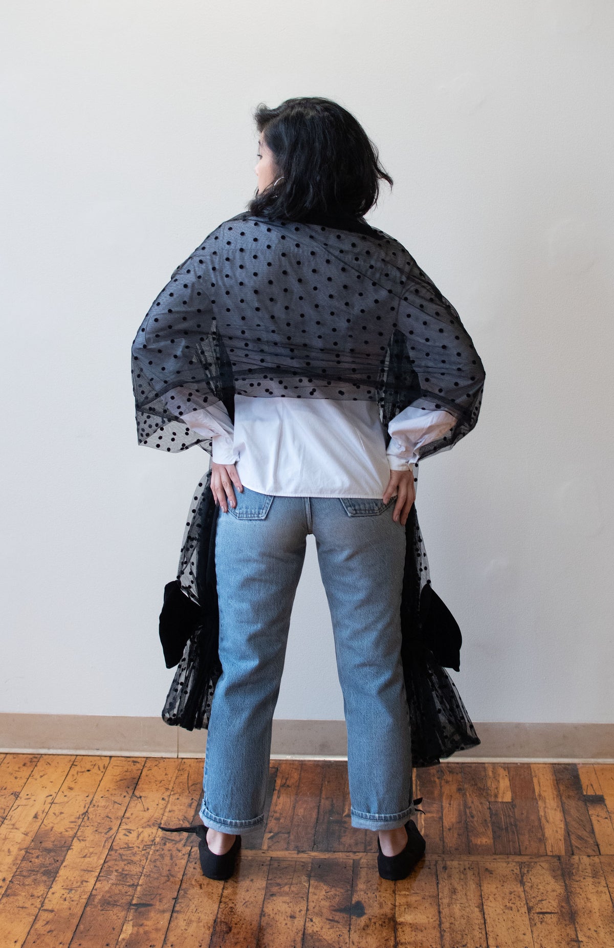 1990s Swiss Dot Wrap