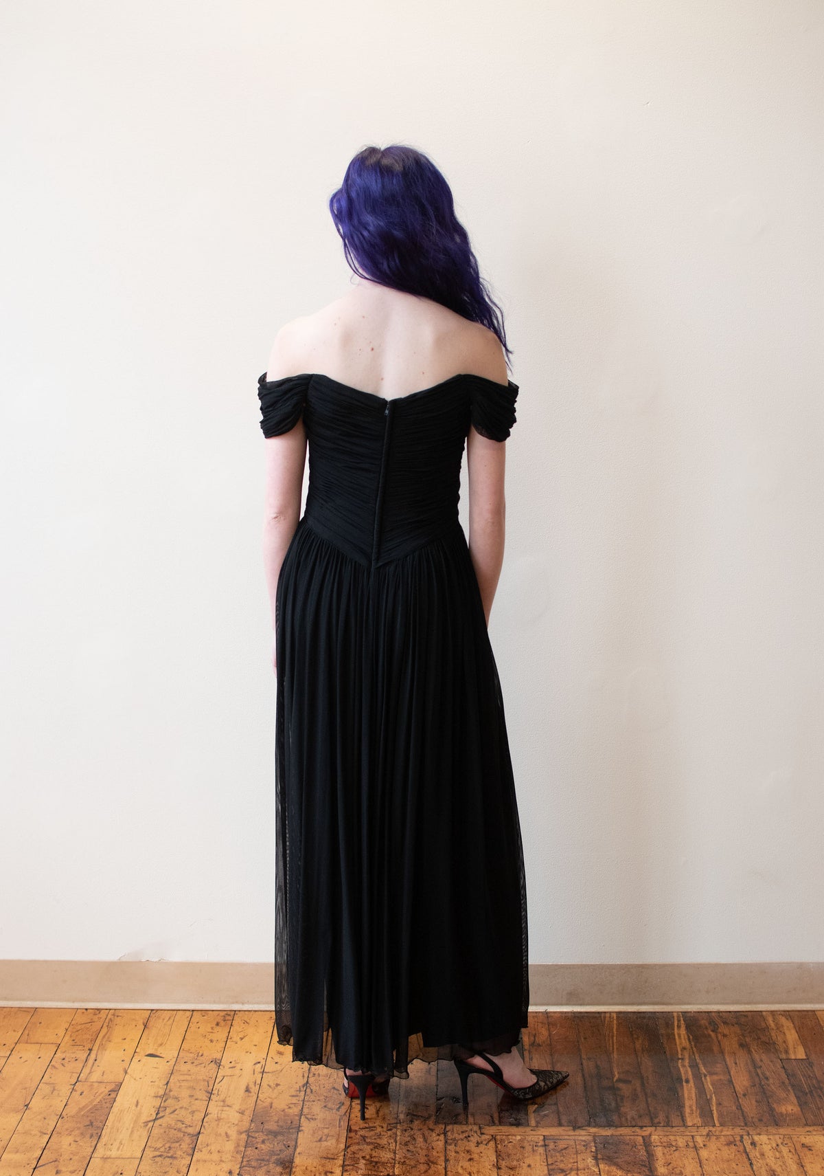 Vickey Teil Black Mesh Dress | A Virtual Affair