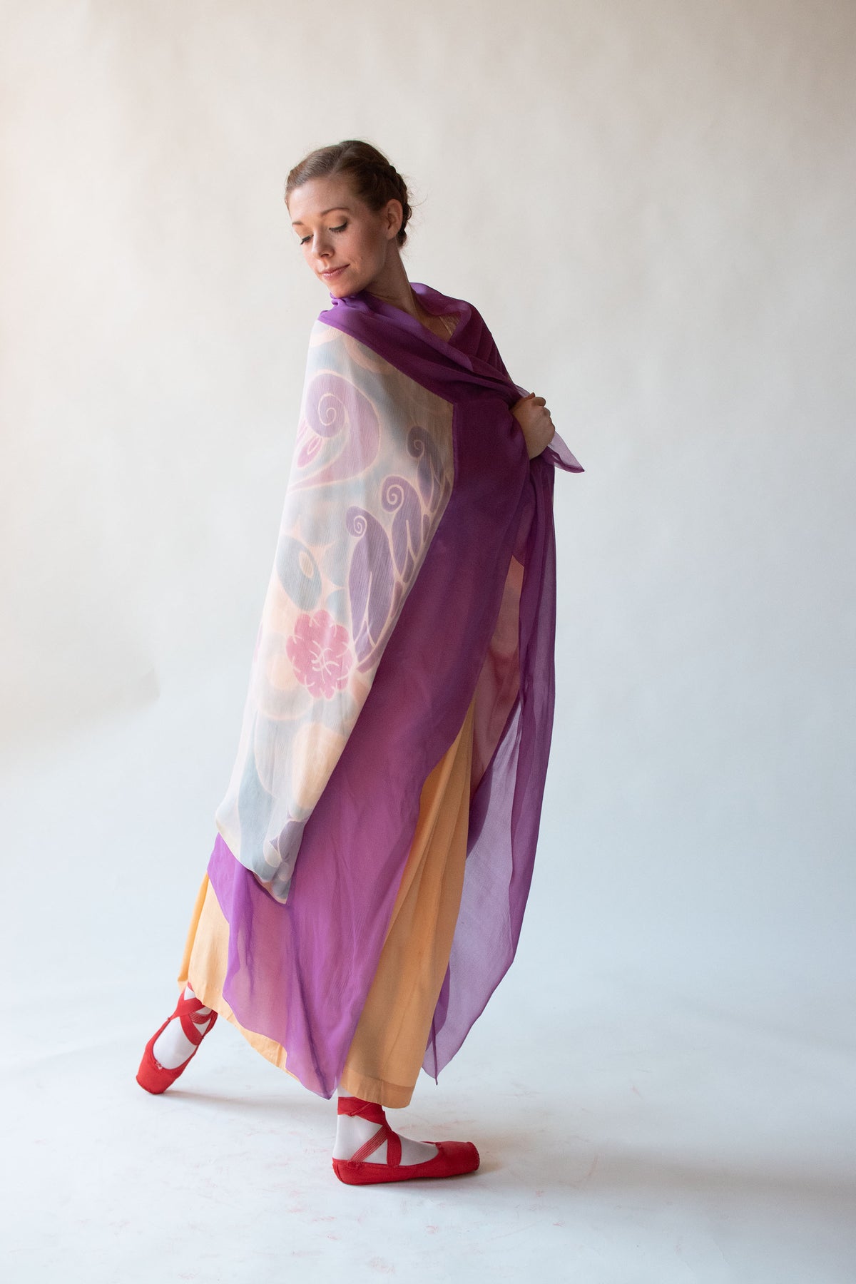 1920s Chiffon Cape