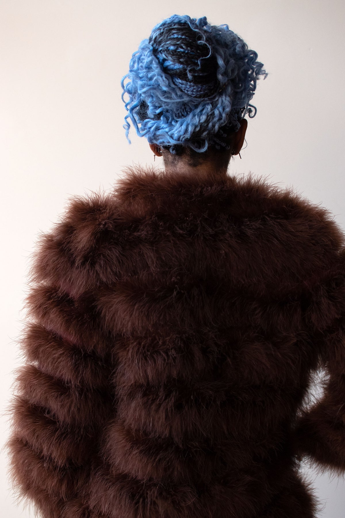1980s Feather Coat | Emily Wetherby