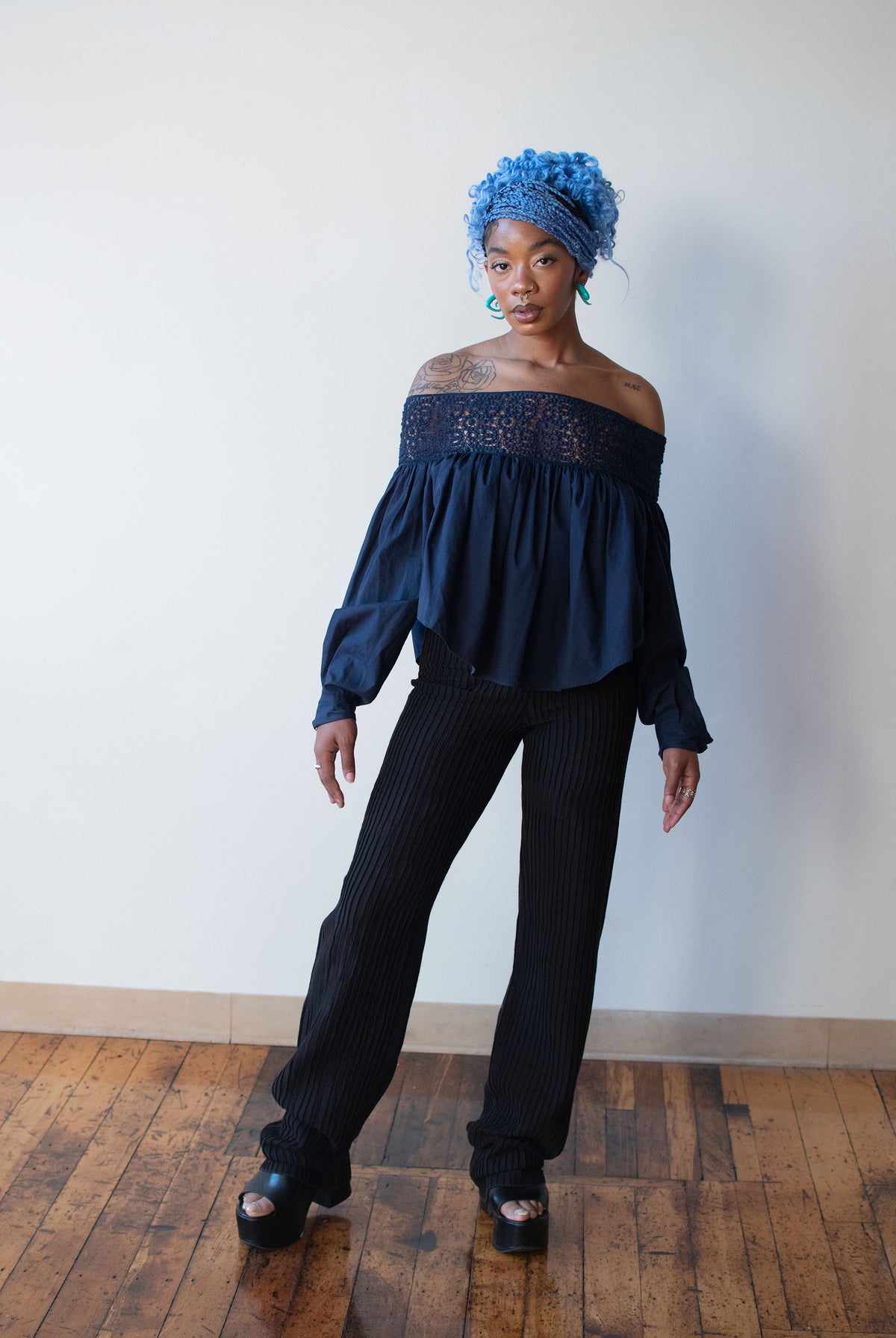 Lace Trim Blouse | Romeo Gigli 1992