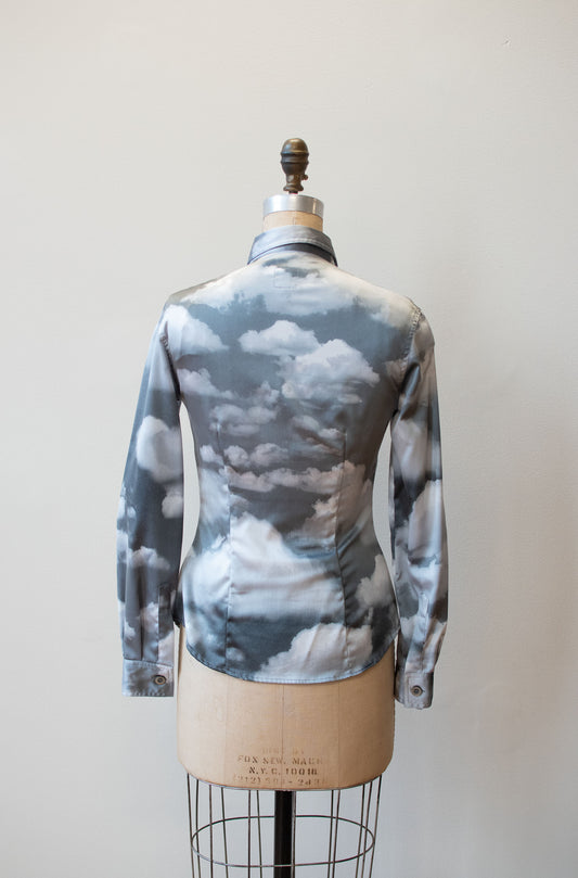 1990s Cloud Print Shirt | Moschino Jeans