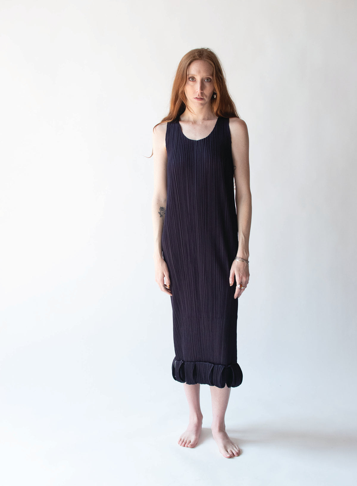 Plum Plisse Dress | Issey Miyake