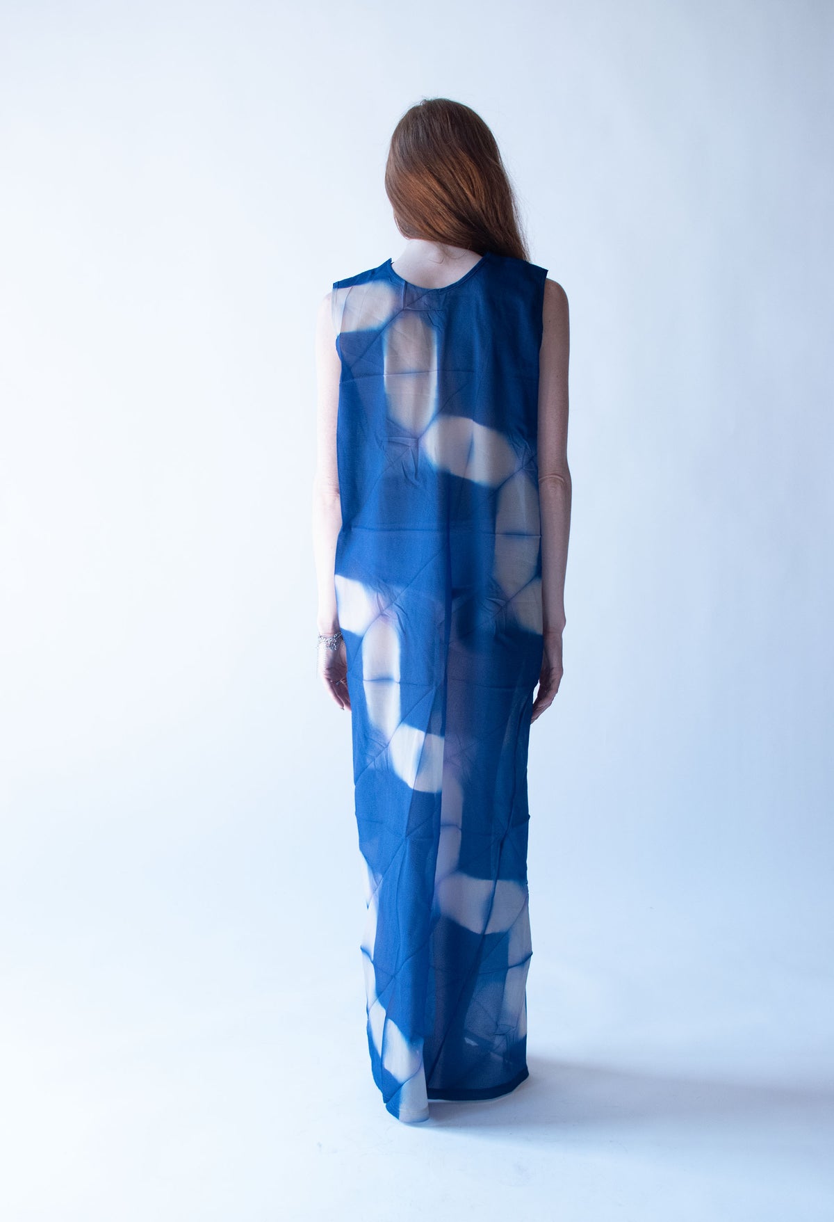 Cobalt Pleated Dress | Yoshiki Hishinuma