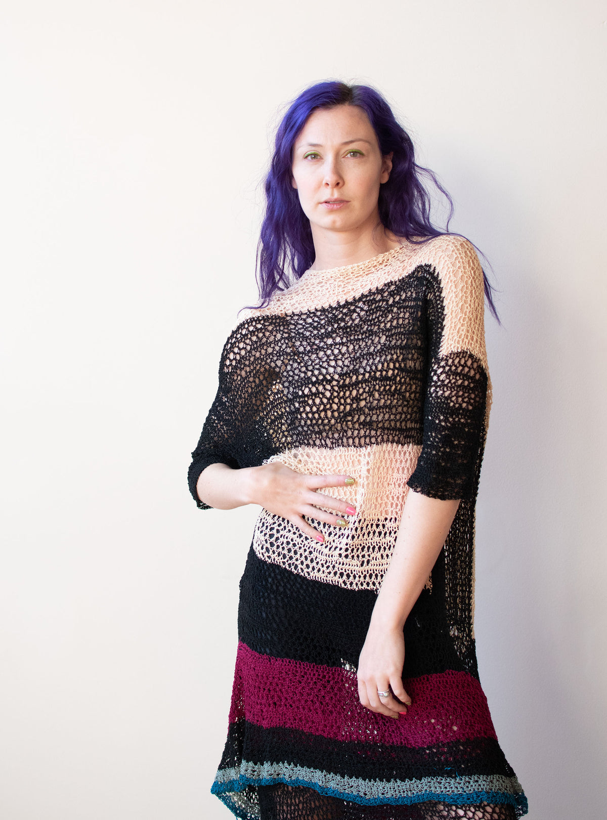 1980s Crochet Dress