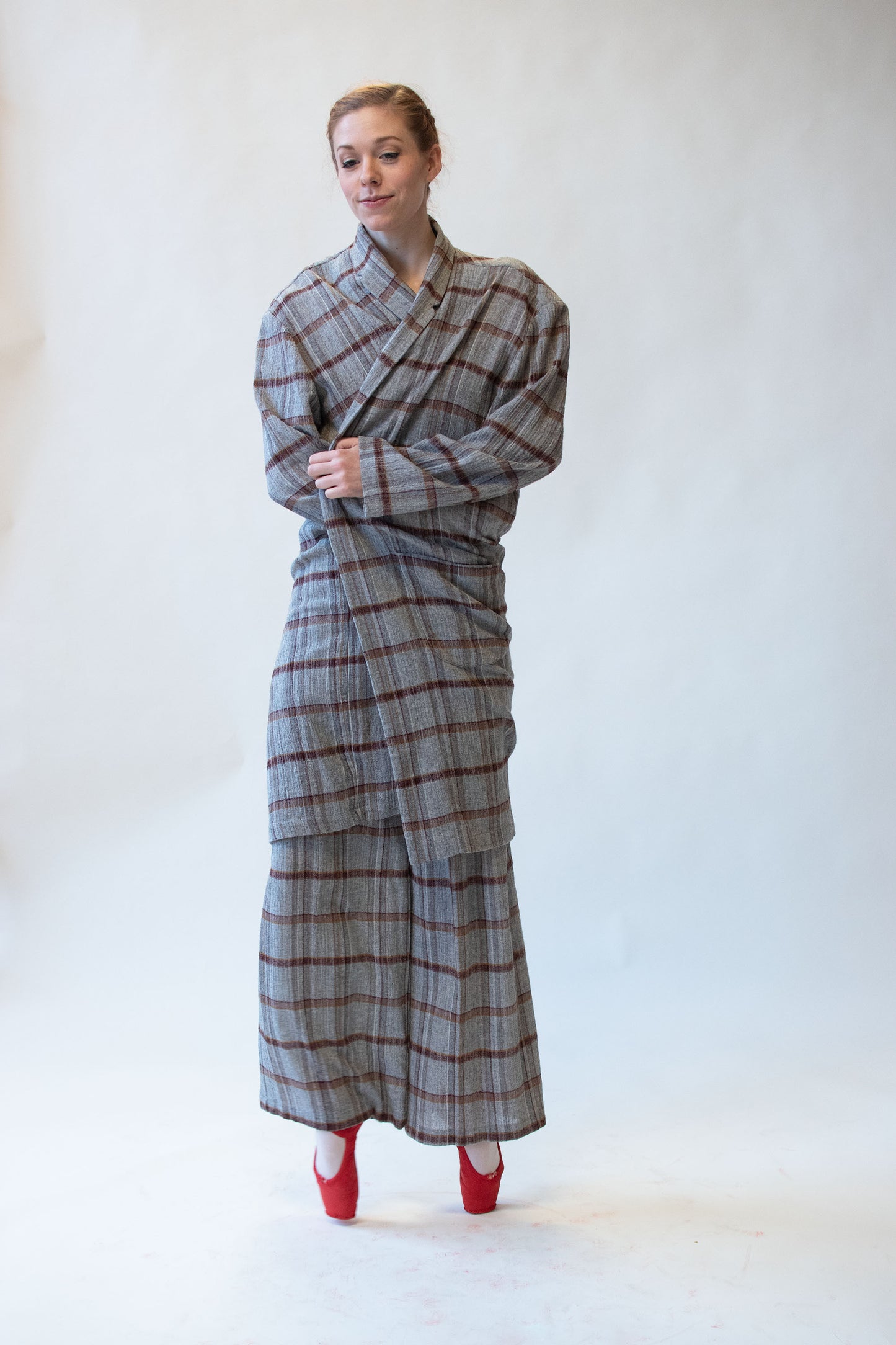 Plaid Pants Set | Norma Kamali