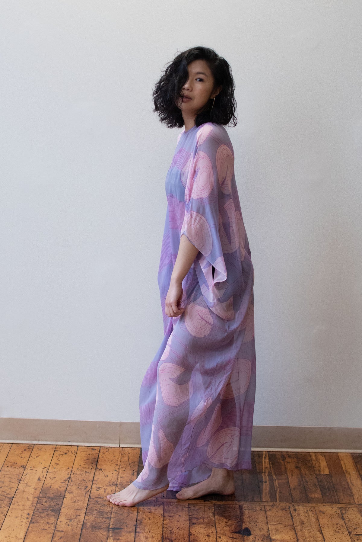 1970s Chiffon Caftan