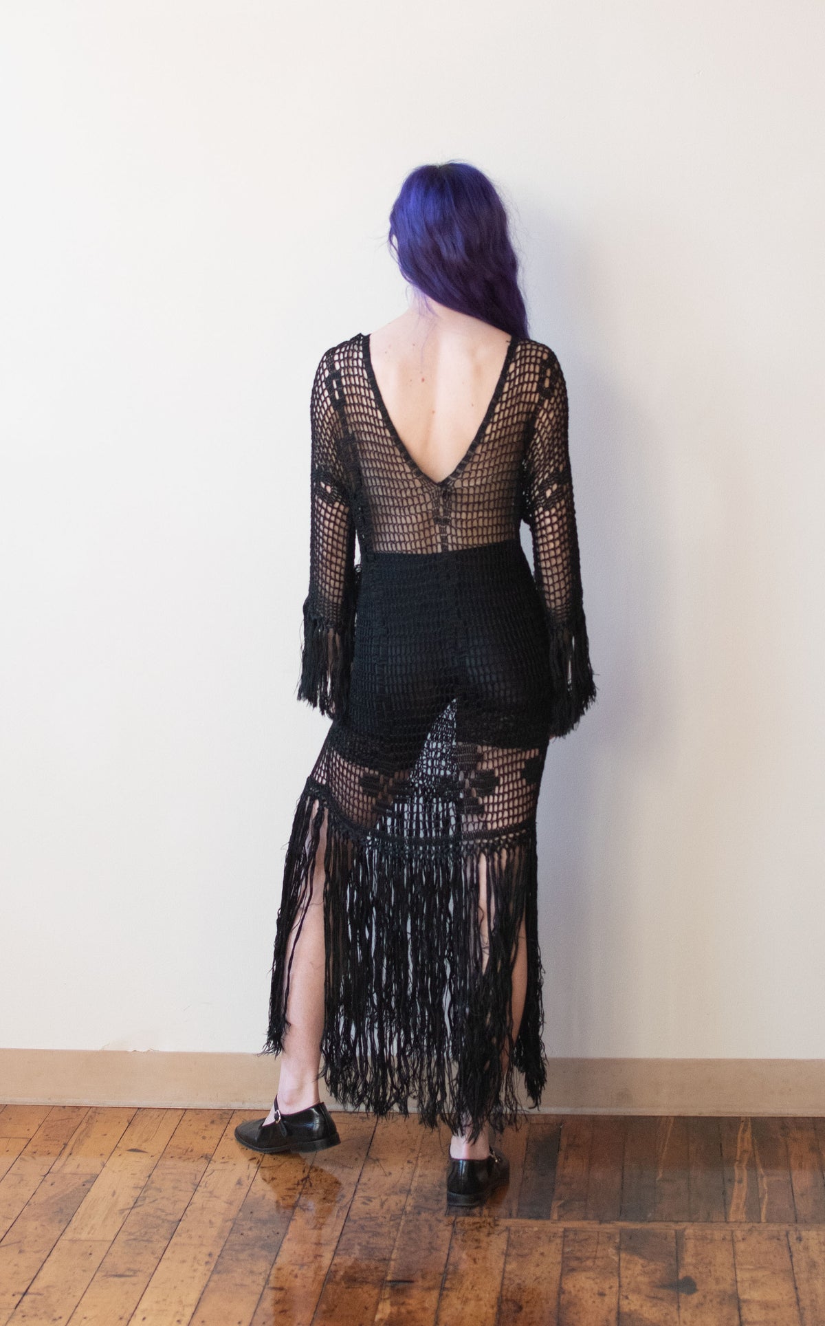 1920s Crochet Dress