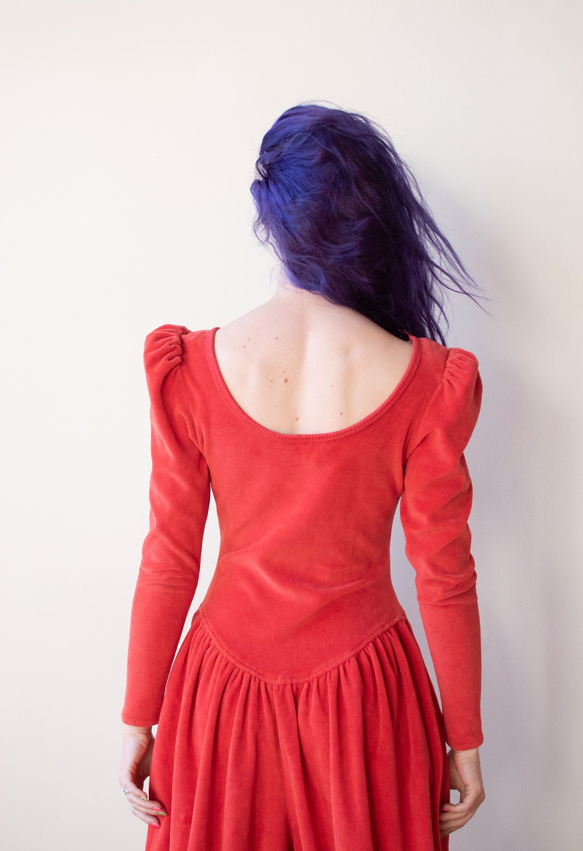 1980s Velour Romper