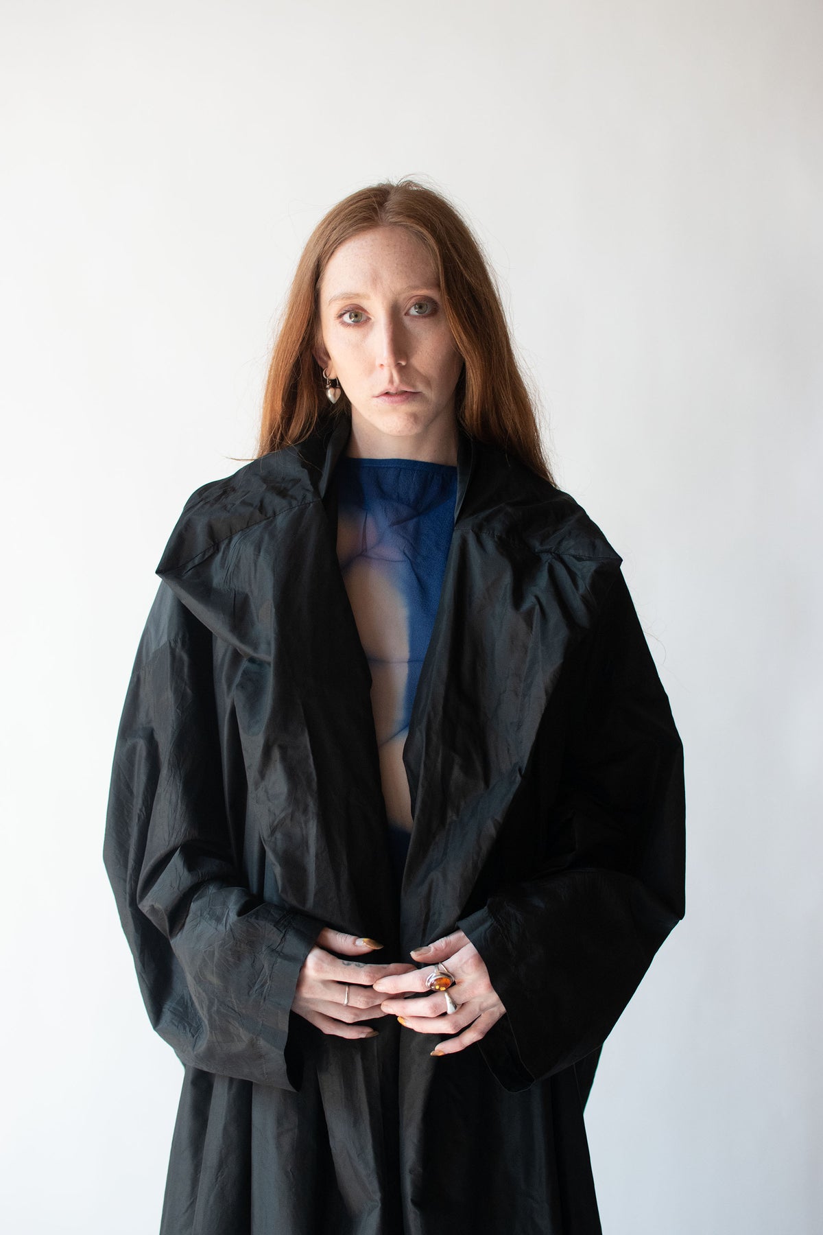 Taffeta Opera Coat | Han Feng