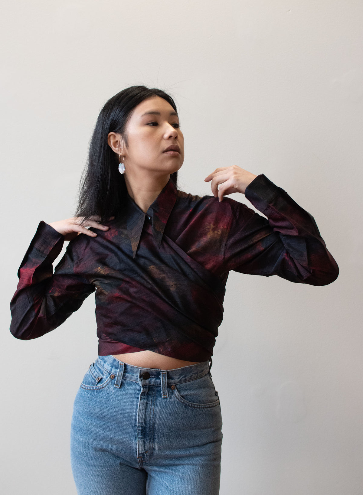 Silk Wrap Blouse | Romeo Gigli 1991