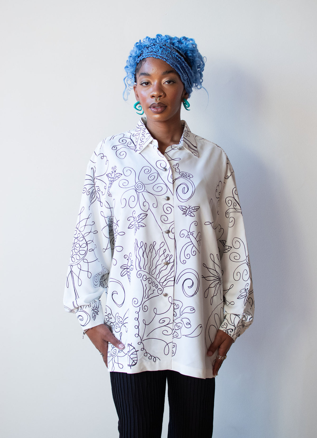 1990s Bug Print Shirt | Todd Oldham