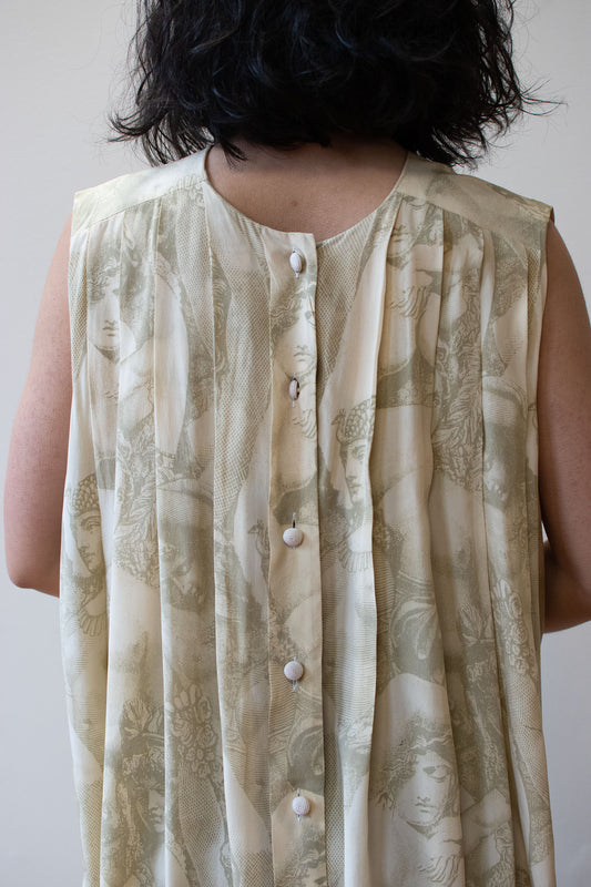 1980s Silk Babydoll Dress | Moschino