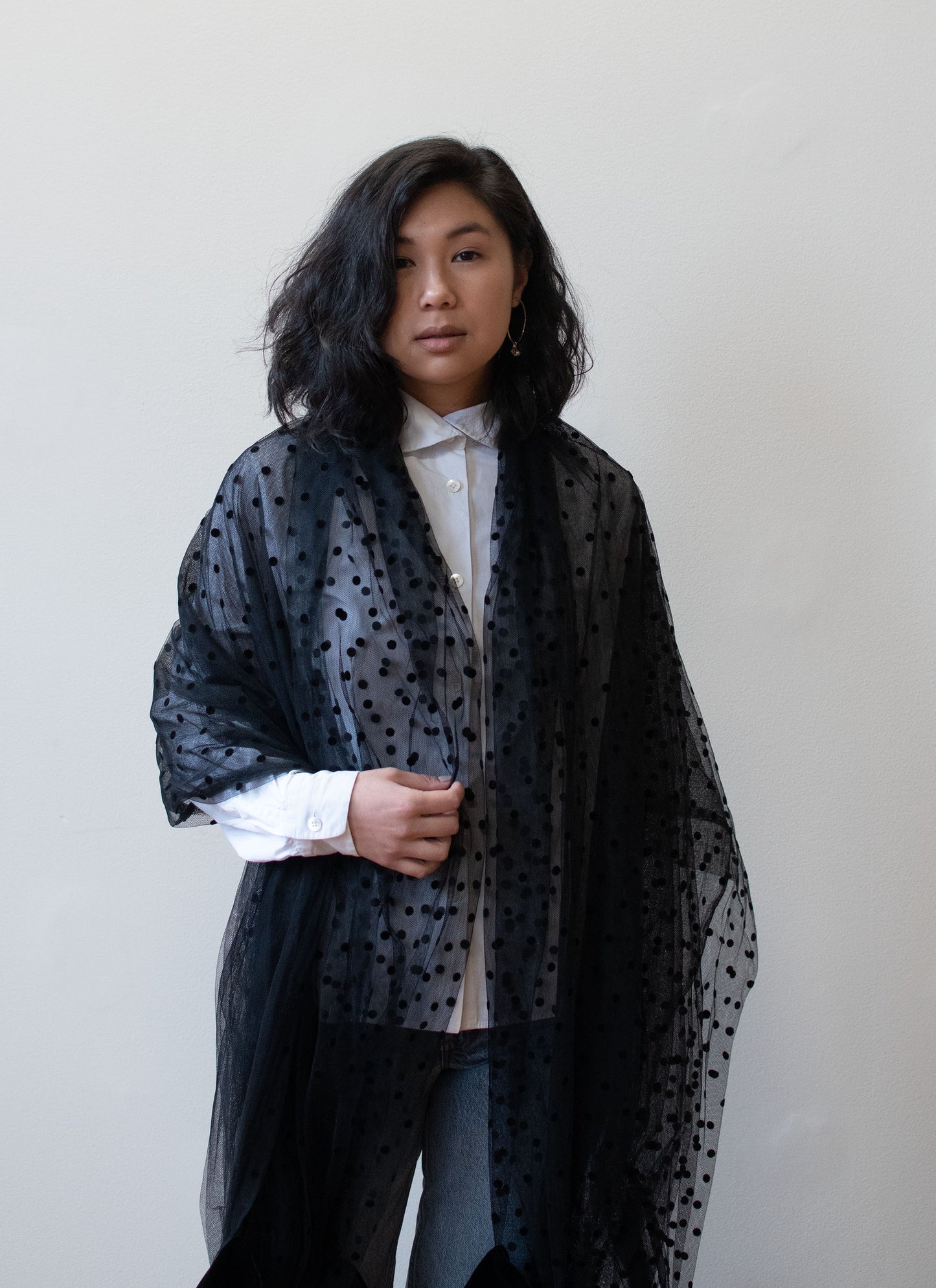 1990s Swiss Dot Wrap