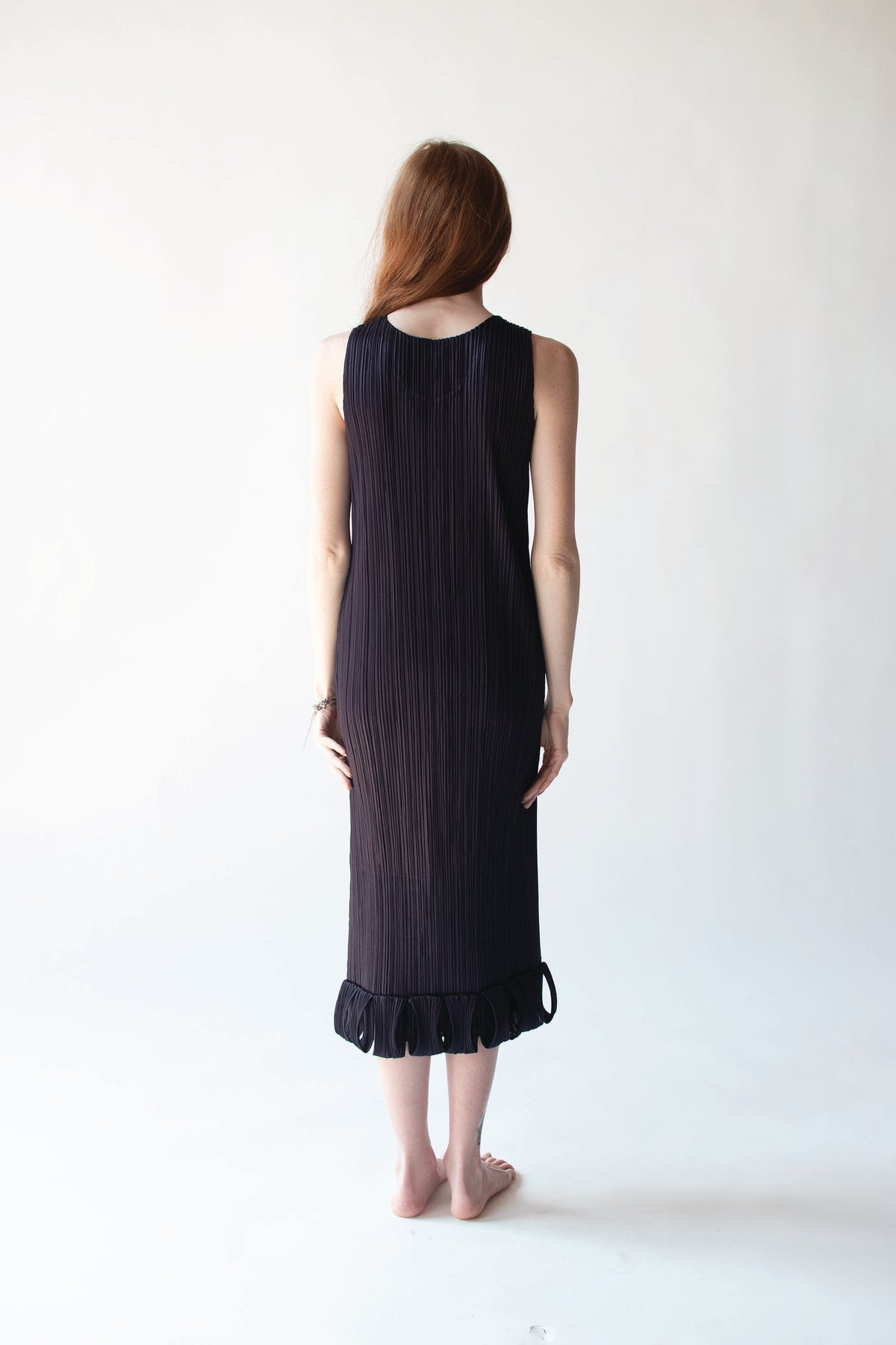 Plum Plisse Dress | Issey Miyake