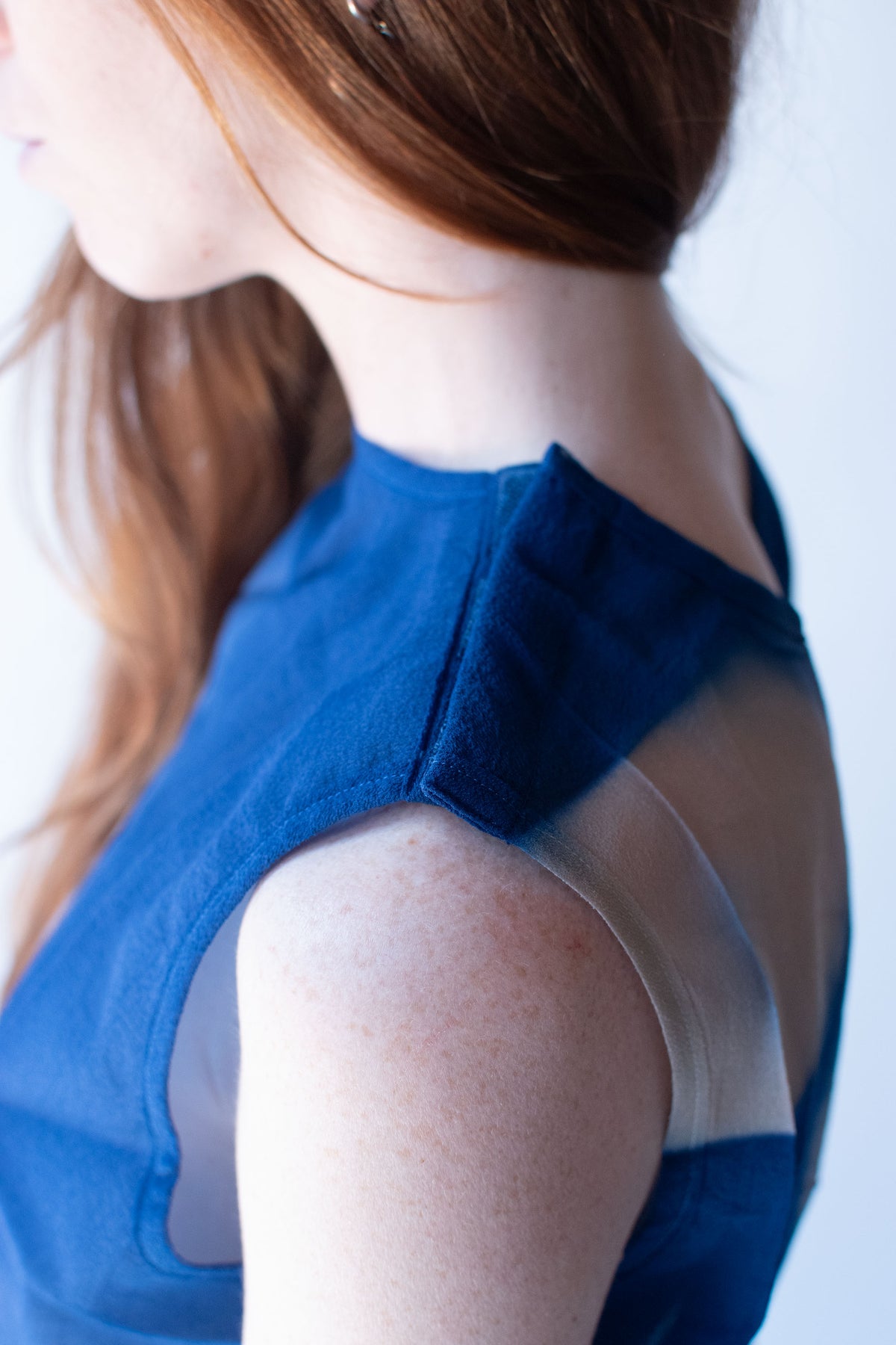 Cobalt Pleated Dress | Yoshiki Hishinuma