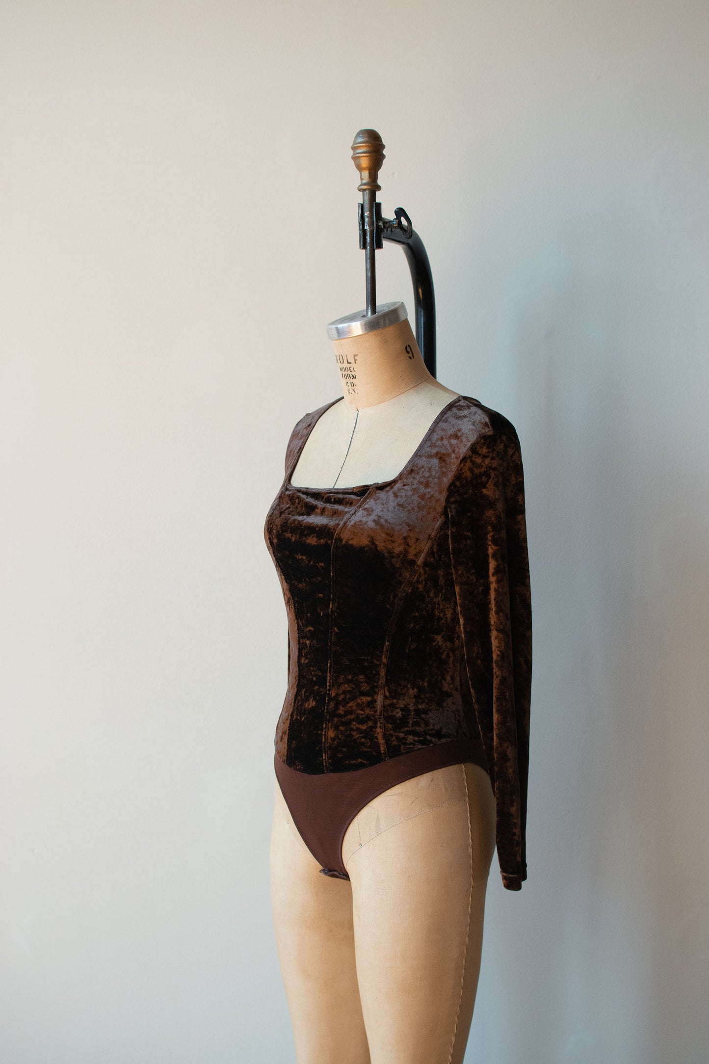 1990s Velvet Bodysuit