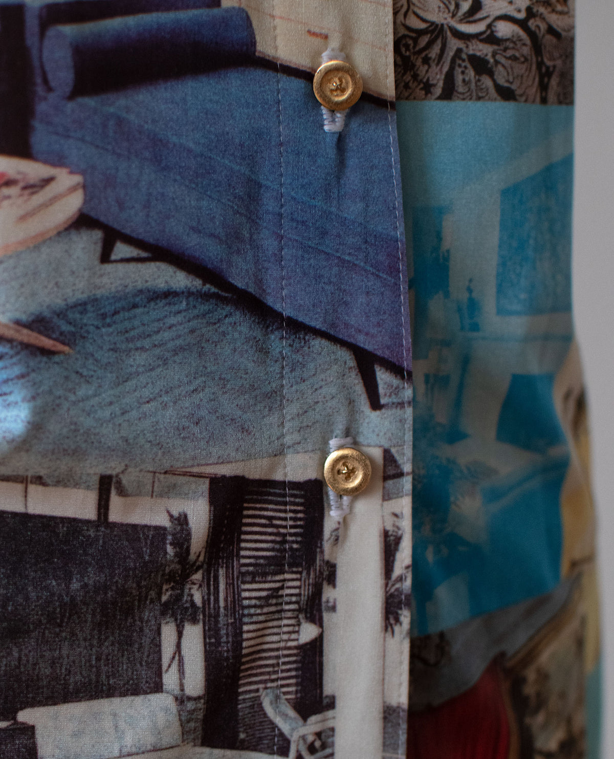 1990s Photo Print Shirt | Todd Oldham