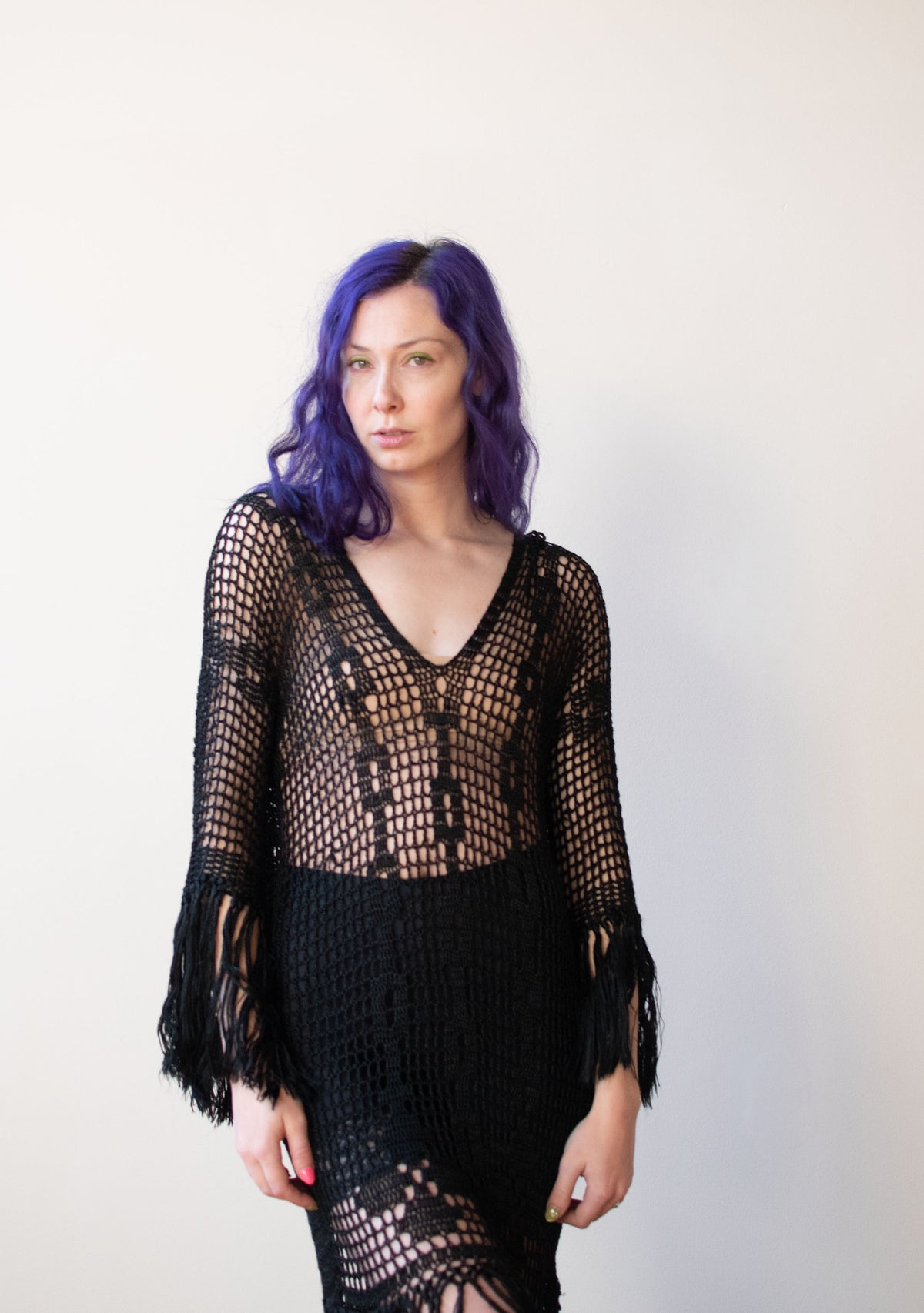1920s Crochet Dress
